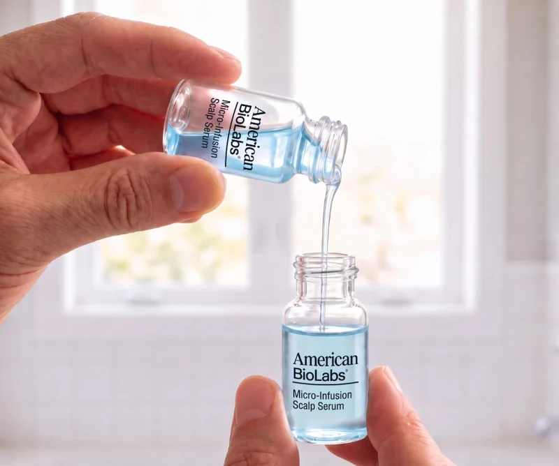 Serum being drawn from an American BioLabs vial